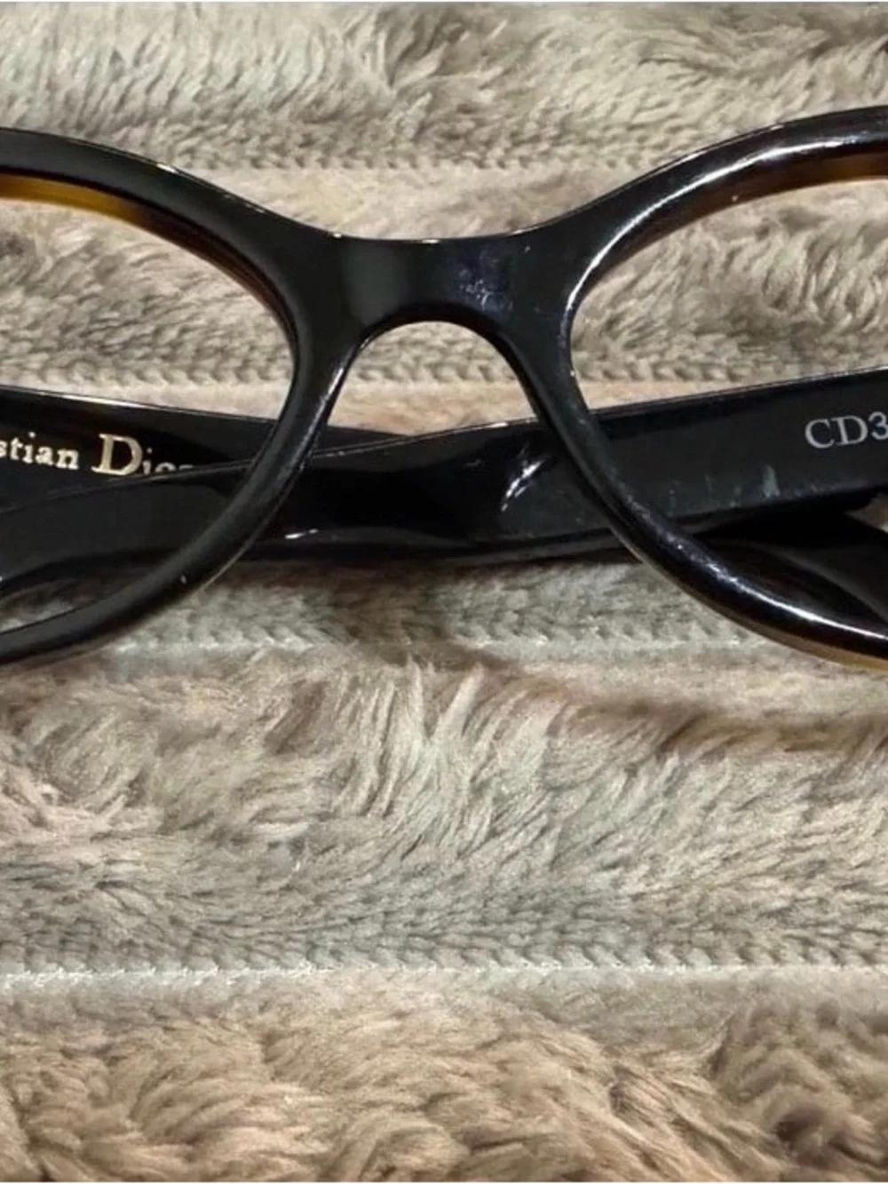 Rare Christian Dior Tortoise Shell Glasses Frames 100% Authentic